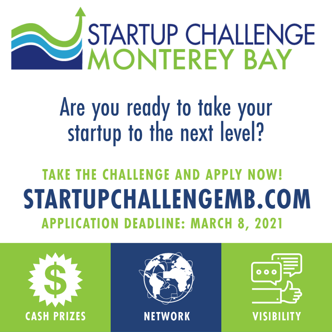 Read more about the article The 2021 Startup Challenge Monterey Bay application is open for businesses